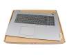 Clavier incl. topcase DE (allemand) noir/gris original pour Lenovo IdeaPad 3-17IAU7 (82RL)