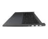 Clavier incl. topcase DE (allemand) noir/gris original pour Medion Akoya P17619