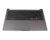 Clavier incl. topcase DE (allemand) noir/gris original pour Samsung Galaxy Book2 15 (NP750XED)