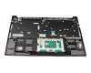 Clavier incl. topcase DE (allemand) noir/gris original pour Samsung Galaxy Book2 15 (NP750XED)