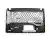 Clavier incl. topcase DE (allemand) noir/gris y compris support ODD original pour Asus VivoBook A540LA