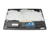 Clavier incl. topcase DE (allemand) noir/noir (DVD) (Optique : motif grossier) pour HP 17-by2000