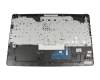Clavier incl. topcase DE (allemand) noir/noir (avec TP/DVD, structure de surface « noir brossé ») original pour HP 17-ca0000