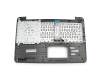 Clavier incl. topcase DE (allemand) noir/noir avec motif alvéolé original pour Asus X555LP