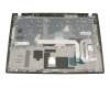 Clavier incl. topcase DE (allemand) noir/noir avec mouse stick pour Lenovo ThinkPad T490s (20NX/20NY)