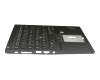 Clavier incl. topcase DE (allemand) noir/noir avec pointeur pour Lenovo ThinkPad T490 (20N2/20N3)