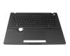 Clavier incl. topcase DE (allemand) noir/noir avec rétro-éclairage (ASUS Dial) original pour Asus ProArt StudioBook Pro 16 OLED W7600H5A