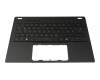 Clavier incl. topcase DE (allemand) noir/noir avec rétro-éclairage 1 ZONE (WHITE) original pour Asus TUF Gaming A14 FA401WU