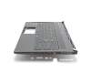 Clavier incl. topcase DE (allemand) noir/noir avec rétro-éclairage Multicolor original pour Exone go Workstation 1535