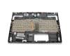 Clavier incl. topcase DE (allemand) noir/noir avec rétro-éclairage Multicolor original pour MSI GS60 6QC/6QD (MS-16H8)