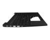 Clavier incl. topcase DE (allemand) noir/noir avec rétro-éclairage et mouse stick original pour Lenovo ThinkPad E16 G2 (21M5/21M6)