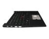 Clavier incl. topcase DE (allemand) noir/noir avec rétro-éclairage et mouse stick original pour Lenovo ThinkPad X1 Carbon G10 (21CB)