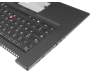 Clavier incl. topcase DE (allemand) noir/noir avec rétro-éclairage et pointeur original pour Lenovo ThinkPad P1 Gen 1 (20MD/20ME)