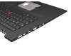 Clavier incl. topcase DE (allemand) noir/noir avec rétro-éclairage et pointeur original pour Lenovo ThinkPad P1 Gen 2 (20QT/20QU)