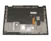 Clavier incl. topcase DE (allemand) noir/noir avec rétro-éclairage et pointeur original pour Lenovo ThinkPad X390 Yoga (20NN)