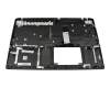 Clavier incl. topcase DE (allemand) noir/noir avec rétro-éclairage original pour Acer ConceptD 3 Pro (CN315-71P)