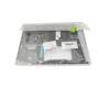 Clavier incl. topcase DE (allemand) noir/noir avec rétro-éclairage original pour Acer TravelMate X3 (TMX341-51-M)