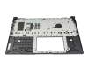 Clavier incl. topcase DE (allemand) noir/noir avec rétro-éclairage original pour Asus D1605YA