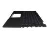 Clavier incl. topcase DE (allemand) noir/noir avec rétro-éclairage original pour Asus ExpertBook B1 B1502CBA