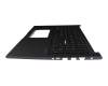 Clavier incl. topcase DE (allemand) noir/noir avec rétro-éclairage original pour Asus F1704VA