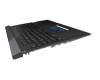 Clavier incl. topcase DE (allemand) noir/noir avec rétro-éclairage original pour Asus G733QM