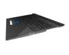 Clavier incl. topcase DE (allemand) noir/noir avec rétro-éclairage original pour Asus ROG Strix Scar 17 G733QS