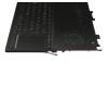 Clavier incl. topcase DE (allemand) noir/noir avec rétro-éclairage original pour Asus ROG Zephyrus S GX531GXR