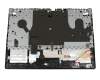 Clavier incl. topcase DE (allemand) noir/noir avec rétro-éclairage original pour Lenovo Legion Y540-15IRH (81RJ/81SX)