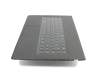 Clavier incl. topcase DE (allemand) noir/noir avec rétro-éclairage original pour Lenovo Yoga 3 Pro-1370 (80HE)