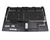 Clavier incl. topcase DE (allemand) noir/noir avec rétro-éclairage original pour MSI GL75 Leopard 10SFR/10SDK/10SDR (MS-17E7)