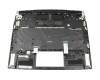 Clavier incl. topcase DE (allemand) noir/noir avec rétro-éclairage original pour MSI GT77 12UGS-011