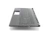 Clavier incl. topcase DE (allemand) noir/noir avec rétro-éclairage original pour MSI WS60 6QJ/6QI/6QH/7RJ (MS-16H8)