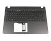 Clavier incl. topcase DE (allemand) noir/noir original pour Acer Aspire 3 (A315-42)