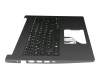 Clavier incl. topcase DE (allemand) noir/noir original pour Acer Aspire 5 (A514-52G)