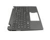 Clavier incl. topcase DE (allemand) noir/noir original pour Acer TravelMate B1 (TMB116-M)