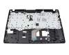 Clavier incl. topcase DE (allemand) noir/noir original pour Acer TravelMate P2 (P215-52)