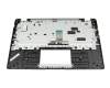 Clavier incl. topcase DE (allemand) noir/noir original pour Asus E410MA