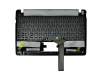 Clavier incl. topcase DE (allemand) noir/noir original pour Asus F102BA