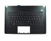 Clavier incl. topcase DE (allemand) noir/noir original pour Asus X301A