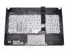 Clavier incl. topcase DE (allemand) noir/noir original pour Asus X301A
