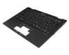 Clavier incl. topcase DE (allemand) noir/noir original pour Emdoor YS11G