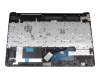 Clavier incl. topcase DE (allemand) noir/noir original pour HP 15-dw0000