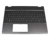 Clavier incl. topcase DE (allemand) noir/noir original pour HP Pavilion X360 15-dq1000