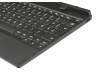 Clavier incl. topcase DE (allemand) noir/noir original pour Lenovo Tablet 10 (20L4)