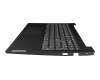 Clavier incl. topcase DE (allemand) noir/noir original pour Lenovo V15 G4 AMN (82YU)