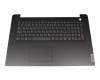 Clavier incl. topcase DE (allemand) noir/noir original pour Lenovo V17 G2-ITL (82NX)