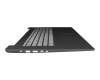 Clavier incl. topcase DE (allemand) noir/noir original pour Lenovo V17 G2-ITL (82NX)
