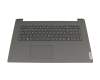 Clavier incl. topcase DE (allemand) noir/noir original pour Lenovo V17 G4 IRU (83A2)