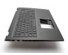 Clavier incl. topcase DE (allemand) noir/noir original pour Lenovo Yoga 500-15ISK (80R6)