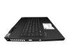 Clavier incl. topcase DE (allemand) noir/noir original pour MSI GP76 Leopard 10UE/10UG/10UH (MS-17K2)